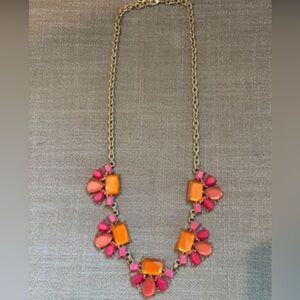 J Crew Abstract Gem Necklace